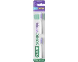 GUM Opzetborstels Sonic Ortho - 2 stuks