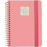 Grafoplas Weekkalender 2025 A6 Geometric Coral