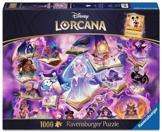 Ravensburger Disney Lorcana Jigsaw Puzzle Glimmers of the Realm: Amethyst (1000 pieces)