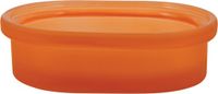 Spirella YOKO Zeephouder – Praktische Zeepschaal voor de Badkamer – Robuust Zeepbakje – Elegant en Modern Design – Kunststof – Oranje