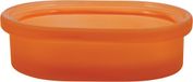 Spirella YOKO Zeephouder – Praktische Zeepschaal voor de Badkamer – Robuust Zeepbakje – Elegant en Modern Design – Kunststof – Oranje