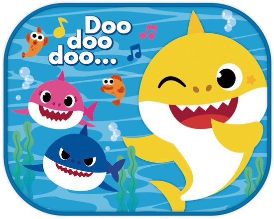 4KidsOnly Baby Shark Auto zonnescherm