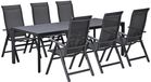 Garden Impressions Osaka/Felini tuinset 6 pers met verstelbare stoelen