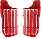 Polisport Radiatorroosterset van polypropyleen zonder hardware, compatibel met Honda-motorfietsen in de kleur rood 8474100002
