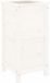 vidaXL Plantenbak 40x40x78 cm massief grenenhout wit