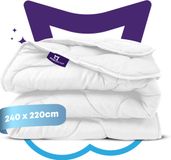 Slaapspeciaal Essential White Series Zomerdekbed | 240x220 - Anti Allergie, Ademend, Comfortabel Lits Jumeaux Dekbed