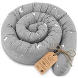 Zijslaper Moons Zijslaper kussen Lichaamskussen 400 cm Katoen - Lang kussen bed rol slaapkussen nek rol Decoratie voor kinderkamer Oeko-Tex