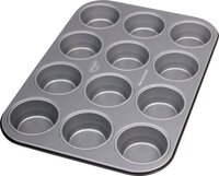 Dr. Oetker Muffinvorm 'Kreativ' - 12 cups - Zwart - Metaal - Rechthoek