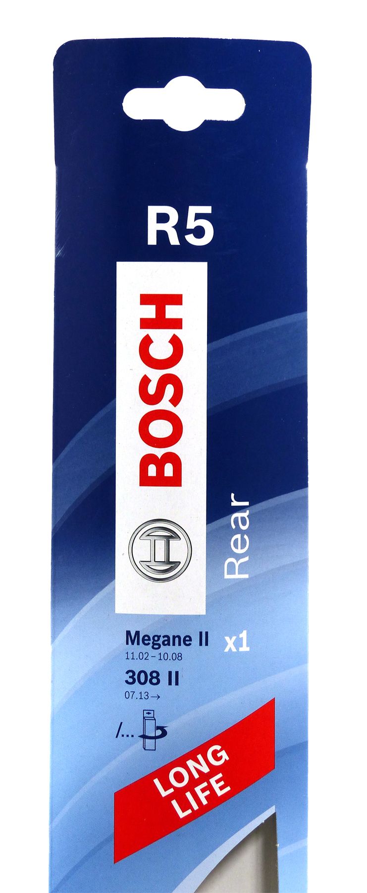 Bosch 1 Ruitenwisser Achter Megane II N°R5 - Zwart