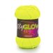 Lion Brand Yarn DIY Glow Cozy, Glow in the Dark Garen, Neon Geel, 1 Pack