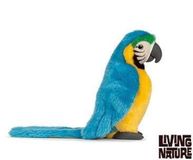 Living Nature Papegaai Knuffel Blauw