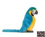 Living Nature Papegaai Knuffel Blauw