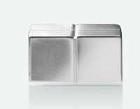 Sigel C10 koelkastmagneet Aluminium Zilver 1 stuk(s)