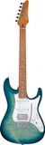 Ibanez Standard AZ22S1F-TXB Transparent Turquoise Burst - Elektrische gitaar