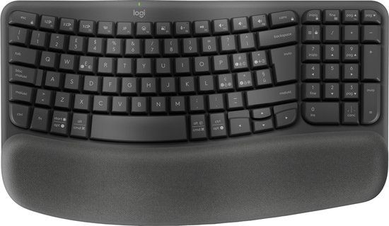Logitech Wave Keys for Business Kantoor RF-draadloos + Bluetooth QWERTY Italiaans Grafiet