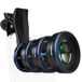 NEEWER Telefoon macro lens kit, 4 stuks stapelbare magnetische close-up lens bevestiging set met 17mm schroefdraad klem, clip op fotografie accessoires compatibel met iPhone Android Samsung, LS-87
