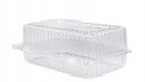 Ravi Contenant à tarte jetable 900ml Translucide Plastique