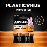 Duracell Alkaline Batterijen Mainline Bst AAA - 10 x 4 stuks - Voordeelverpakking