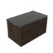Saniclass Holz Frame Badkamermeubelset - 80x45x43cm - Noche basalten wastafelblad gepolijst (zwart) - 1 kraangat - 1 lade - mat eiken charcoal (hout) SW1420767/SW728235