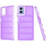 Techsuit Wave Shield Shockproof Hard Case Back Cover for Motorola Moto E22i / Moto E22 - Purple