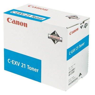 Canon C-EXV 21 Cyaan Tonercartridge - Origineel - 14000 Pagina's - Canon IR-C 2880 / 3380