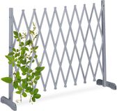 Relaxdays plantenklimrek hout, uitschuifbaar, tot 275 cm