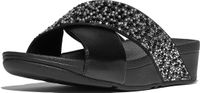 FitFlop Vrouwenslippers Lulu Crystal-Mix Metallic Cross