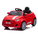 TURBO CHALLENGE Fiat 500 Elektrische Loopauto - Rood