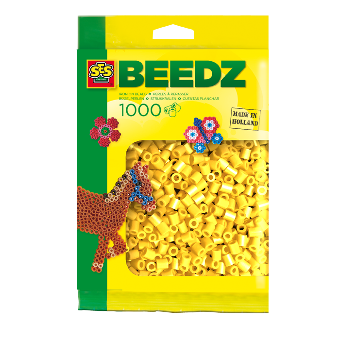 ses Beedz Strijkkralen 1000 geel