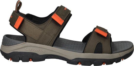 Skechers Tresmen - Ryer - Heren Sandalen - Olijfgroen - Maat 44 - Olijfgroen
