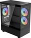 Aerocool Geh Viewport Mini-G-BK-v4 Micro/MiniITX ARGB noir