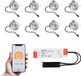 HOFTRONIC Sienna Set van 8 Smart LED Mini Inbouwspots