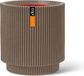 Capi Europe Vase Cylindre Groove NL 35x38cm Taupe Chaud