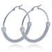 Cilla Jewels Lookinggoodtoday Dames Oorbellen Ringen Zilverkleurig van Edelstaal - 40mm