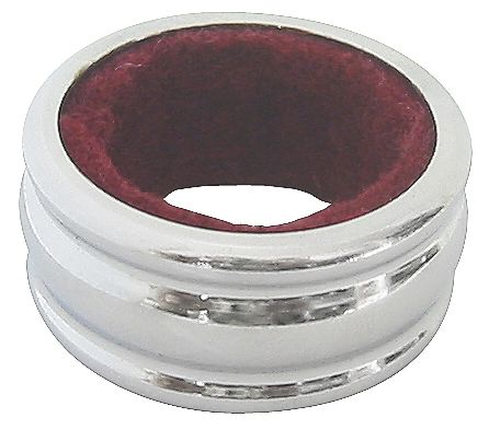FACKELMANN 45204 Druppelringen - 40 mm - rood, zilver