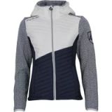 Peak Mountain Veste polaire femme avec empiècements matelassés Amir