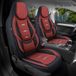 Bremer Sitzbezüge GmbH Premium Camper stoelhoezen voor Challenger Mageo H2 in Zwart/Wijnrood (2 losse stoelen)