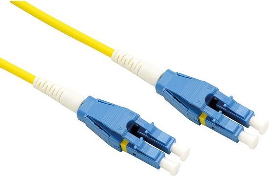 ROLINE 21.15.8789 InfiniBand en Glasvezelkabel 10 m LC Geel