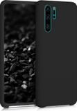 kwmobile telefoonhoesje geschikt voor Huawei P30 Pro - Hoesje met siliconen coating - Smartphone case in zwart