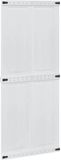 vidaXL Schuifdeur CORONA 90 x 210 cm Massief grenenhout Wit