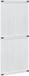 vidaXL Schuifdeur CORONA 90 x 210 cm Massief grenenhout Wit