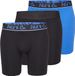 Phil & Co. Berlin Boxershorts ' Jersey Long Boxer ' blauw / zwart