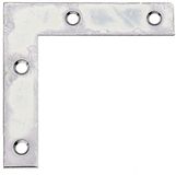 Alberts 848927 meubelhoek | sendzimir verzinkt | 50 x 50 x 10 mm | Set van 60