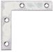 Alberts 848927 meubelhoek | sendzimir verzinkt | 50 x 50 x 10 mm | Set van 60