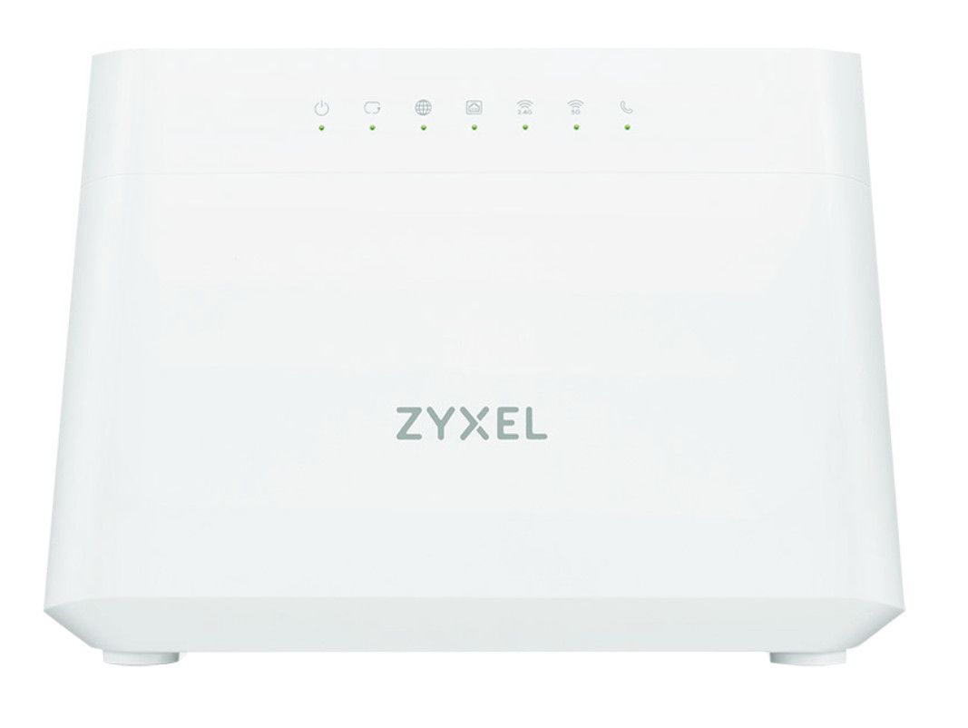 Zyxel DX3301-T0 VDSL2 AX1800 Router - Dual-Band Wi-Fi 6 - Gigabit Ethernet - White