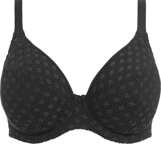 Elomi Bazaruto UW Plunge Bikini Top - Black - 95K