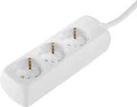 Hama 3-voudige stekkerdoos met 1.4m kabel, wit