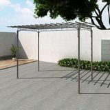 vidaXL Stalen rozenboog 215 cm