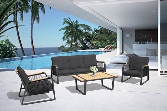 Intergard Aluminium loungeset Robinson 5 personen