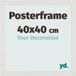 yd. Cadre photo 40x40 cm Blanc Mat MDF Parma